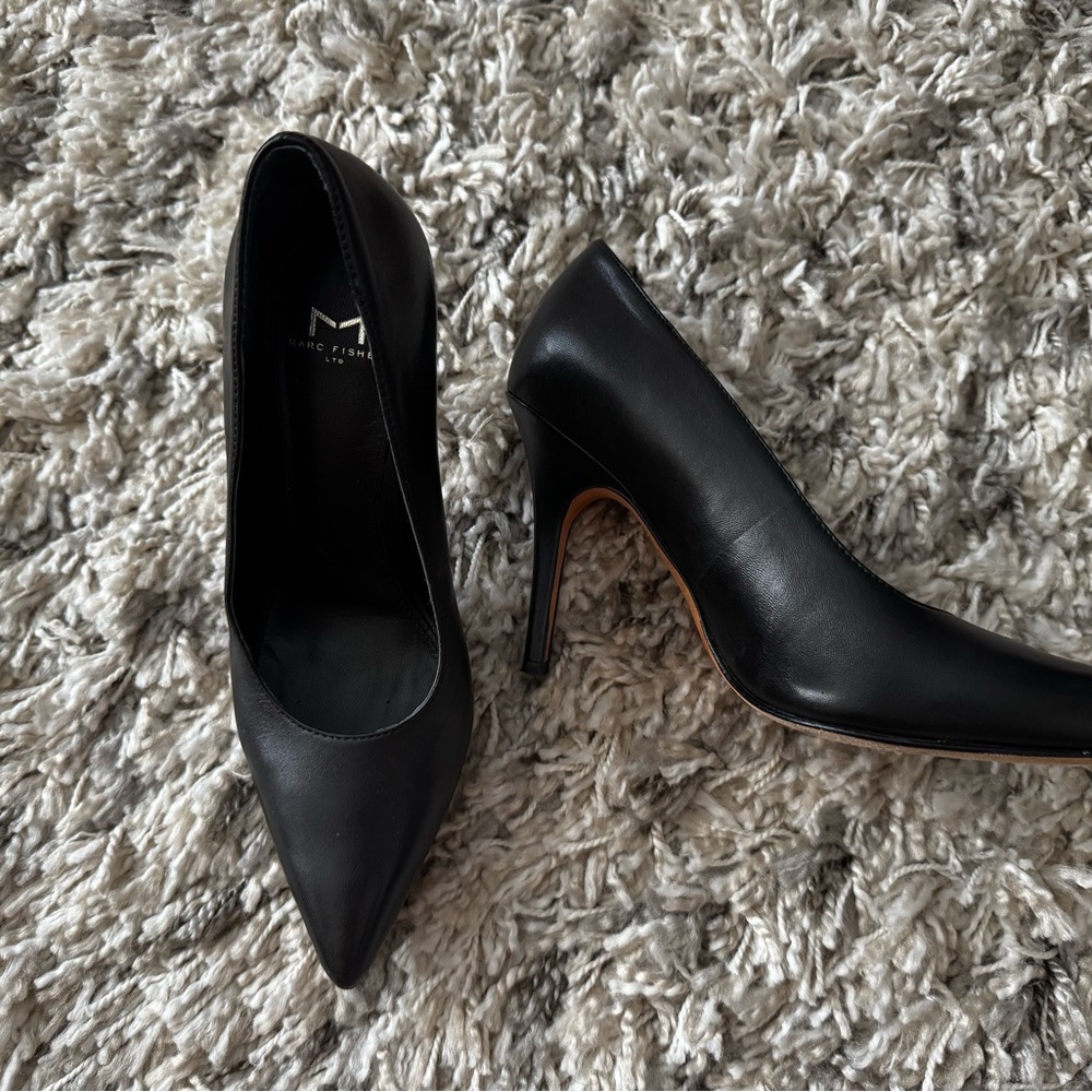 Marc Fisher Black Stiletto Heels